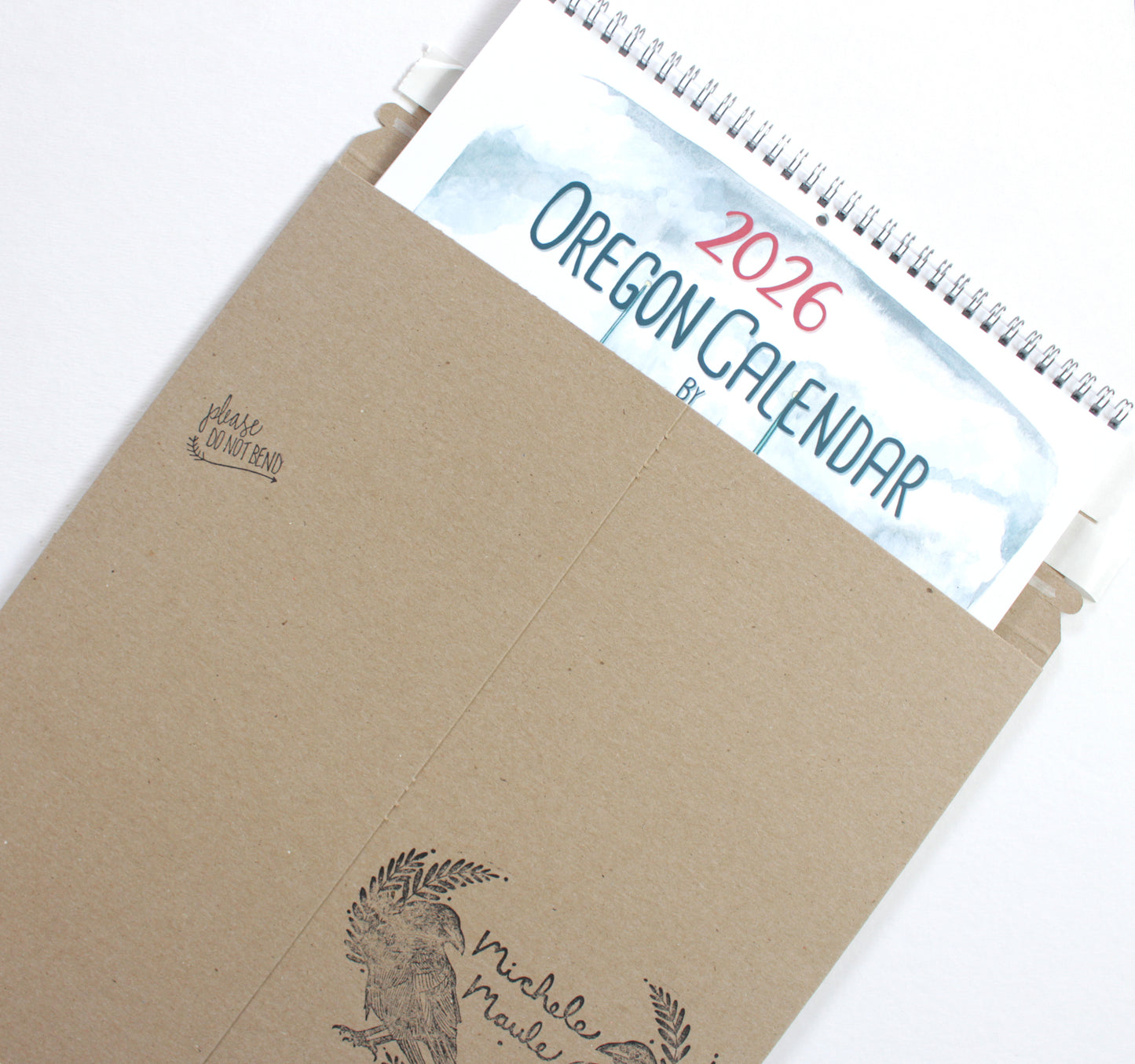 2026 Illustrated Oregon Wall Calendar