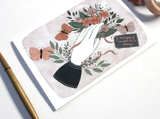 Mother's Day Card - Flower Bouquet