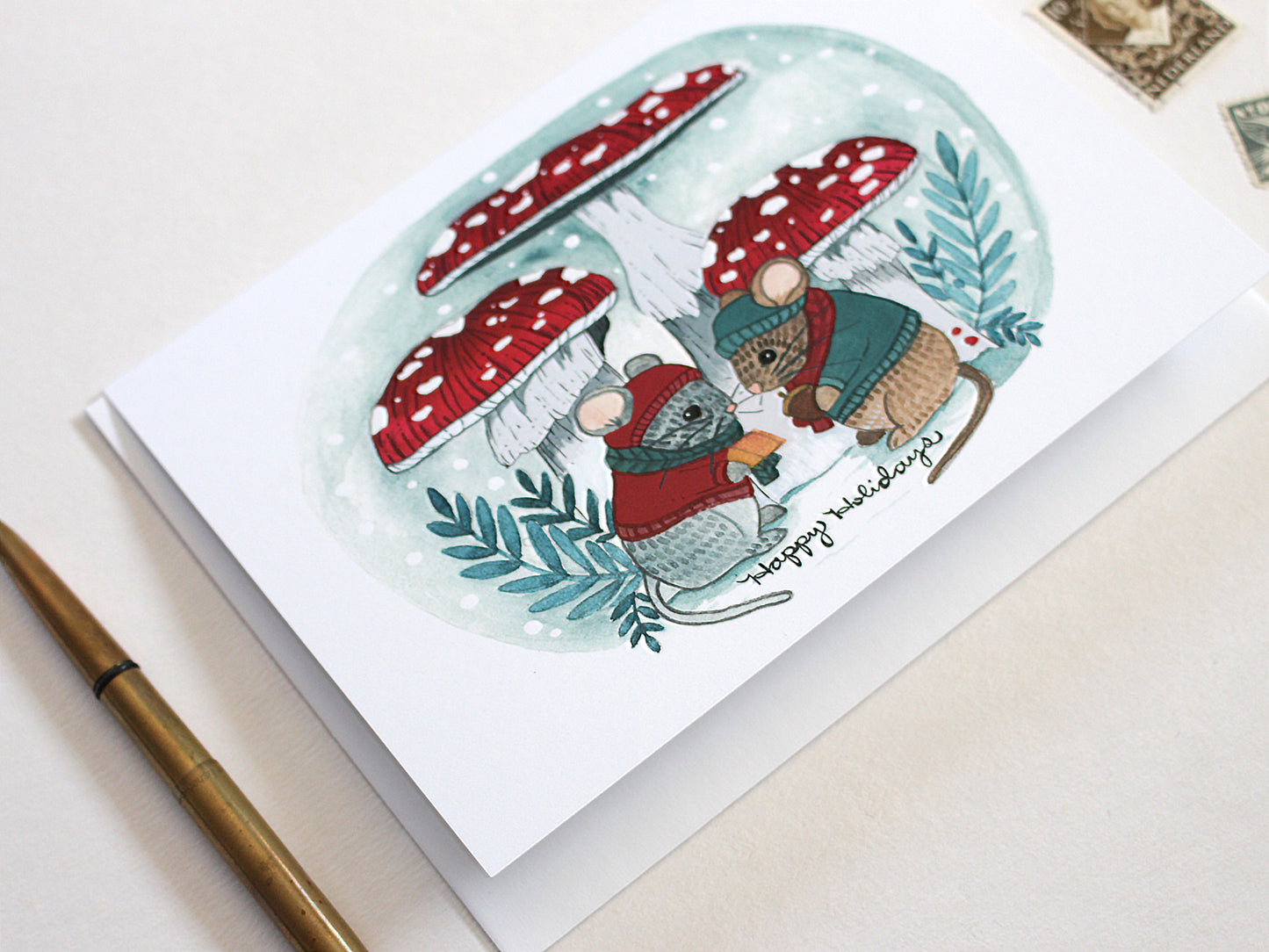 Holiday Card - Little Mice