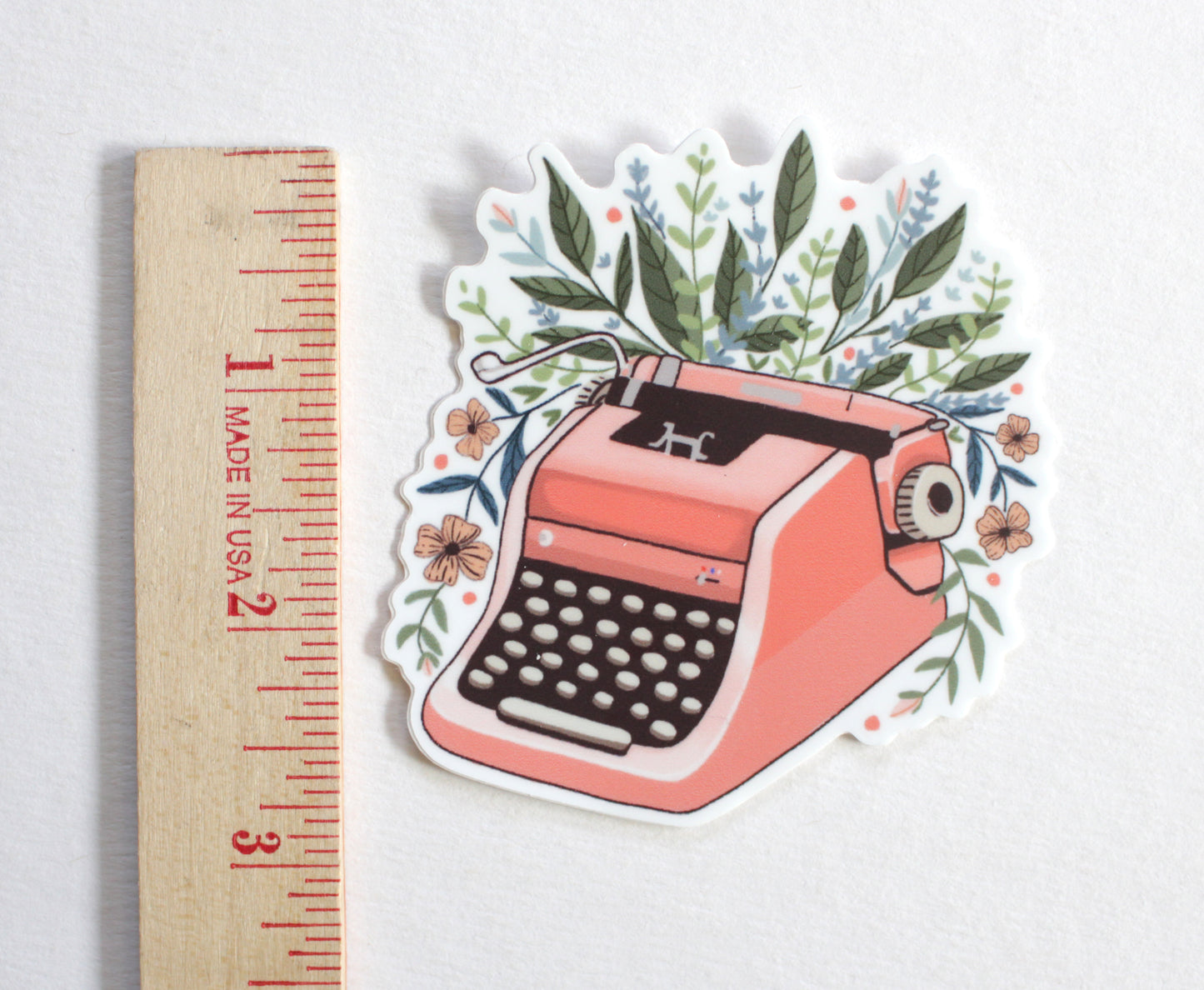 2.5x3" Typewriter Sticker