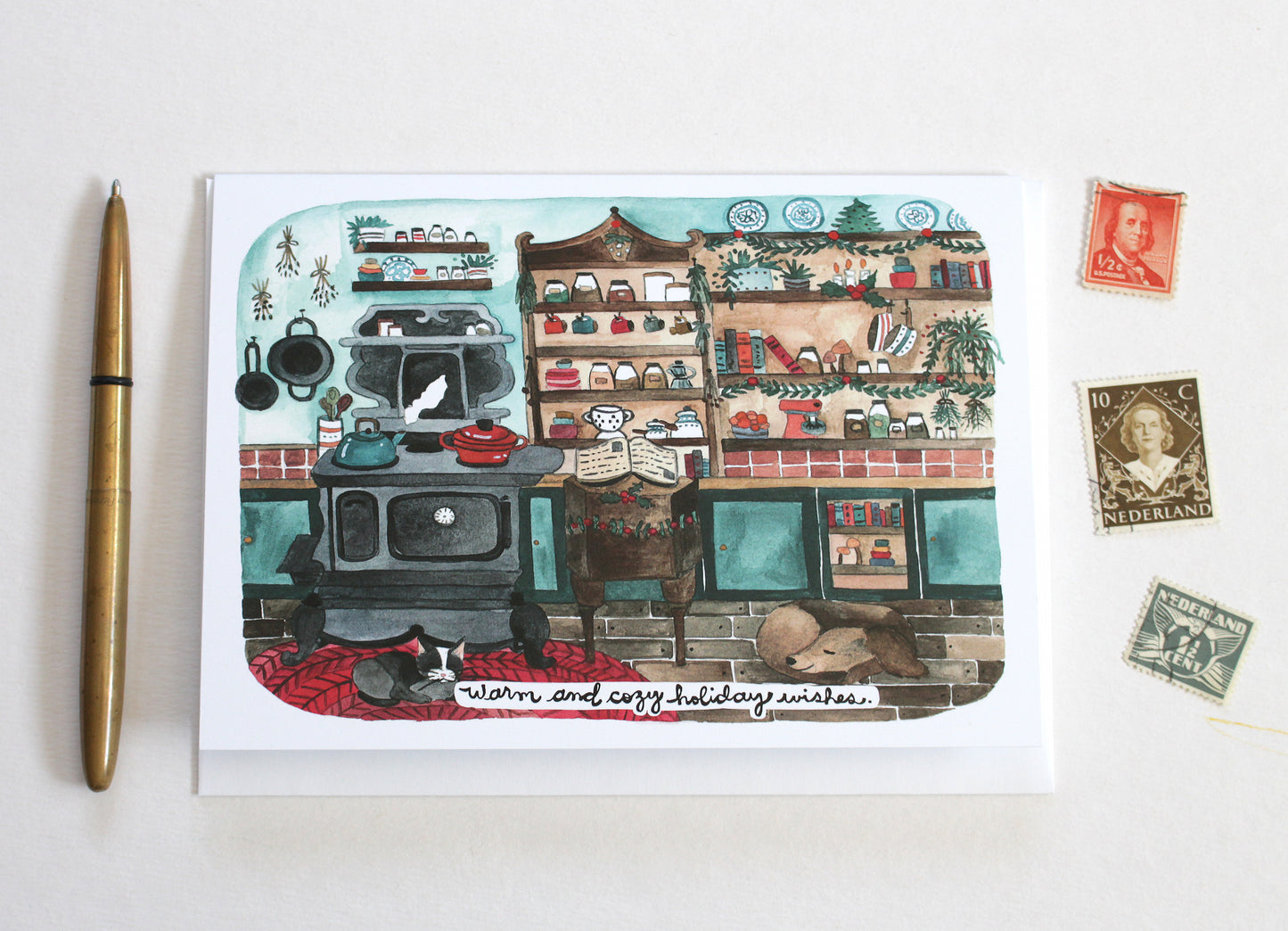 Holiday Card - Warm and Cozy Holiday Wishes