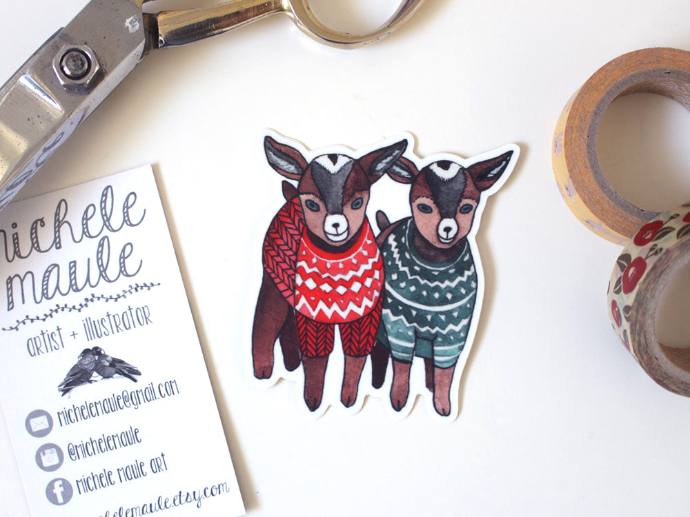 Single Sticker - Baby Goats