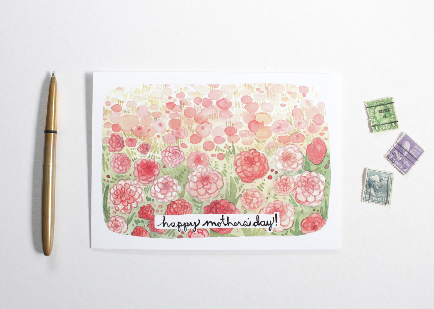 Mother's Day Card - Dahlia Field