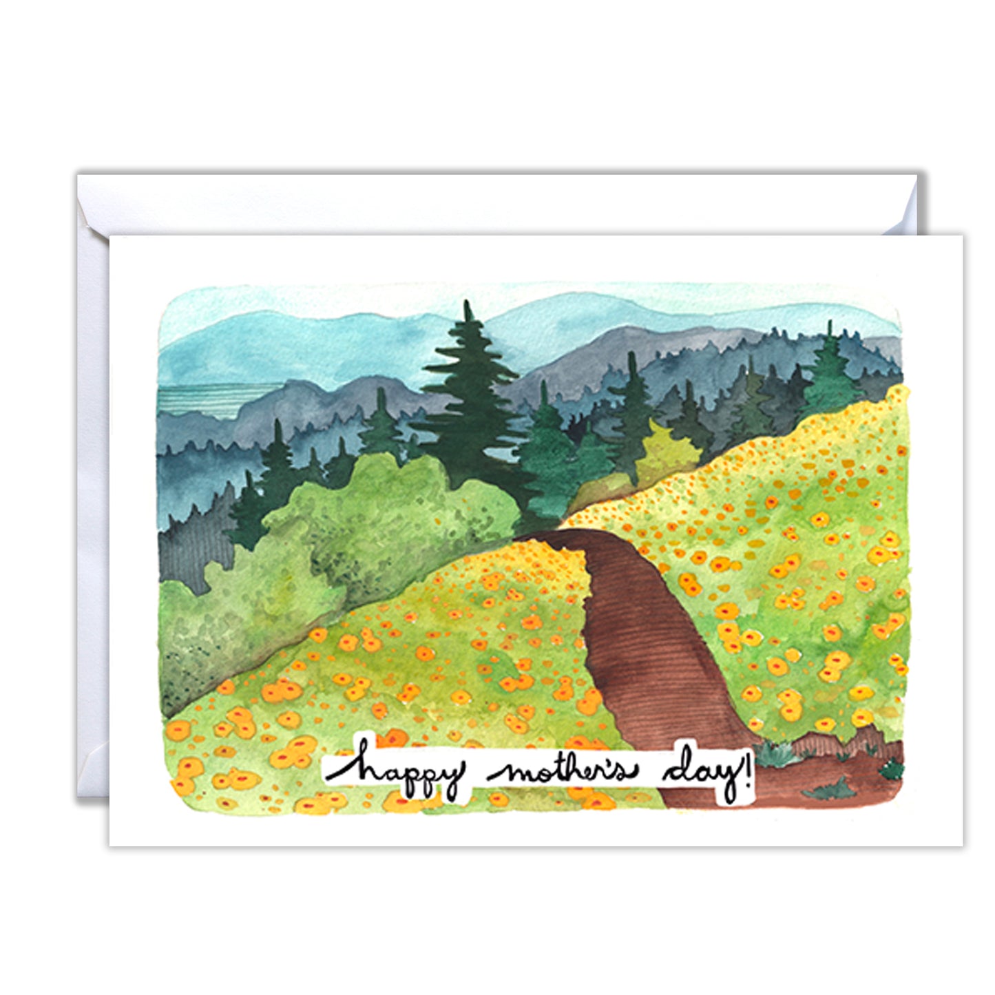 Mother's Day Card - Wildflower Hike