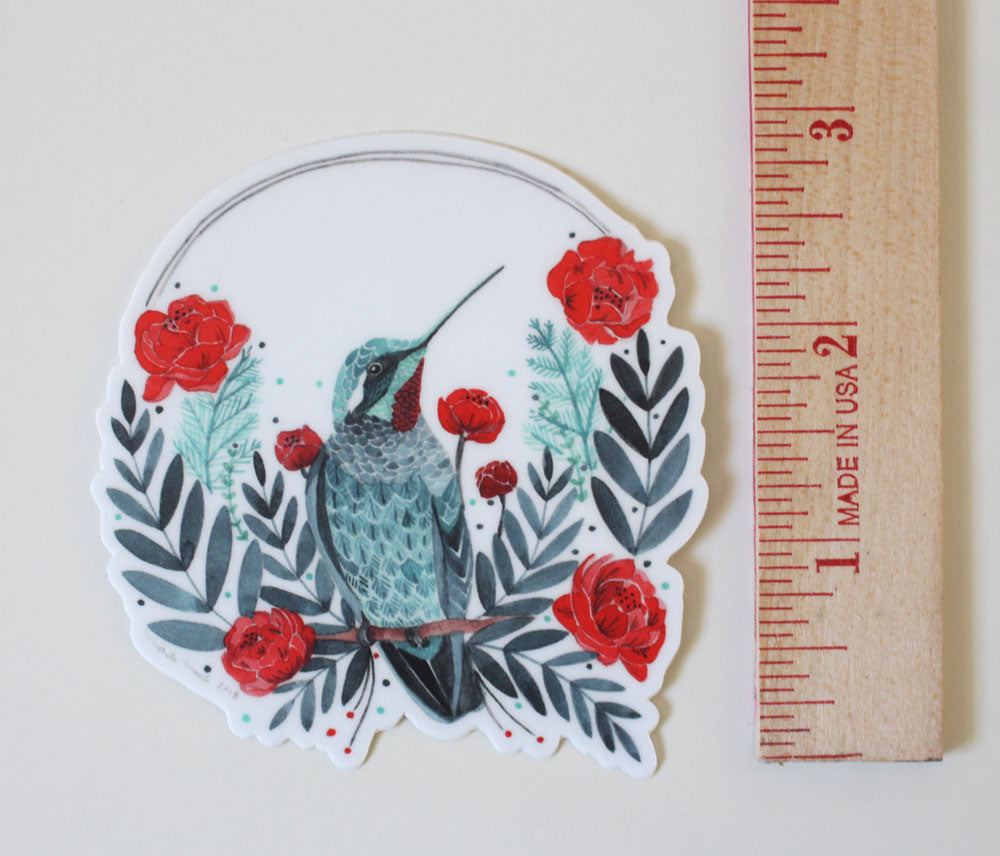 Set of Three Humming Bird Stickers