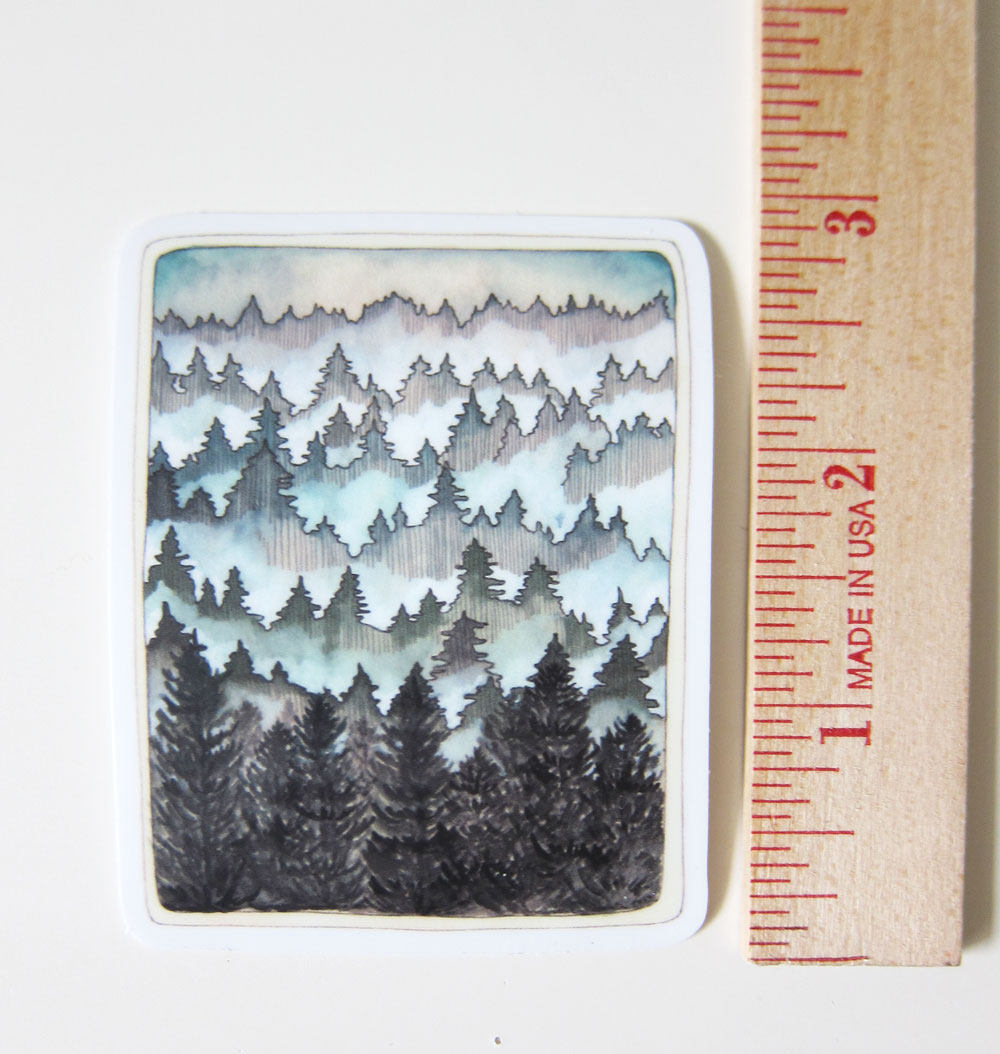 Set of Three Northwest Forest