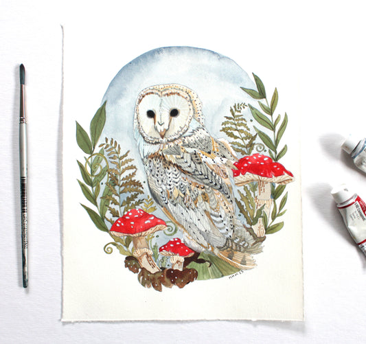 Original Painting - Barn Owl