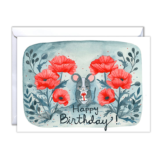 Birthday Card - Little Mouse Birthday