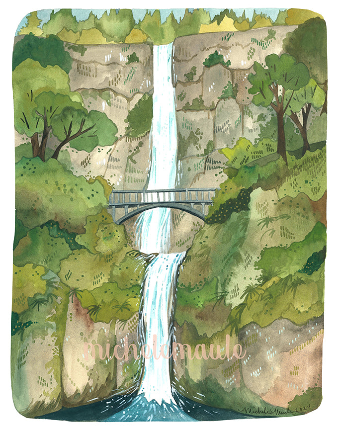 8x10 Print - Multnomah Falls