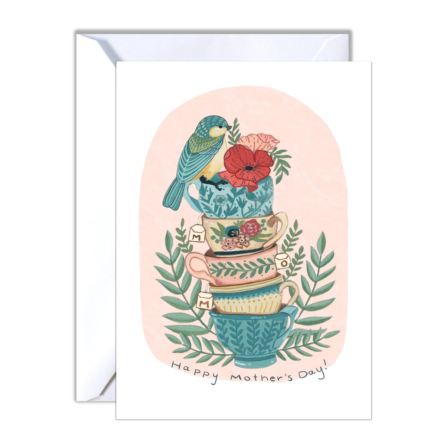 Mother's Day Card - Tea Cups