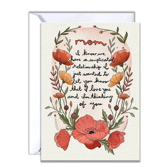 Mother's Day Card - Complicated Relationship