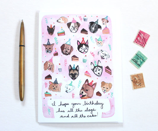 Birthday Card - All the Dogs