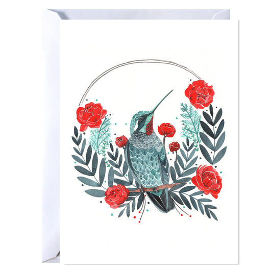Humming Bird - Greeting Card