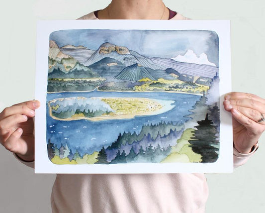 11x14 Columbia River Gorge Print