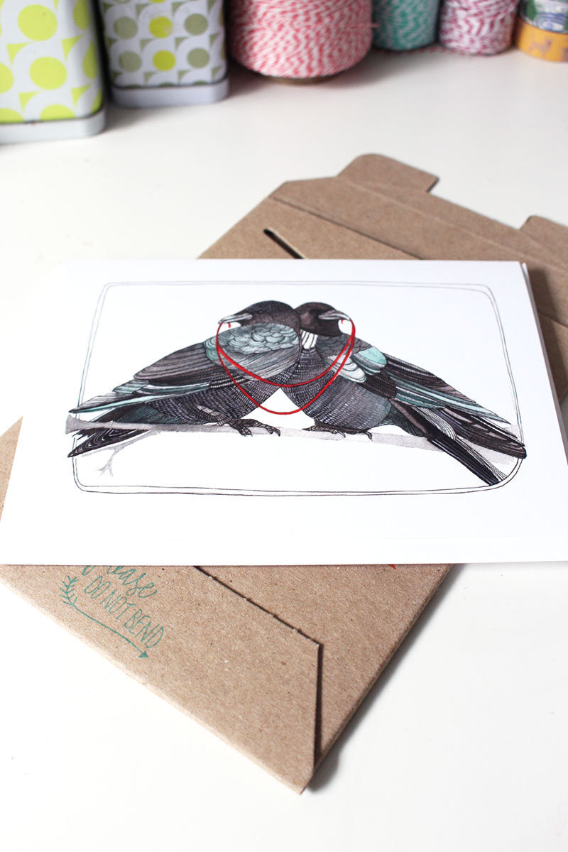 Two Crows Card