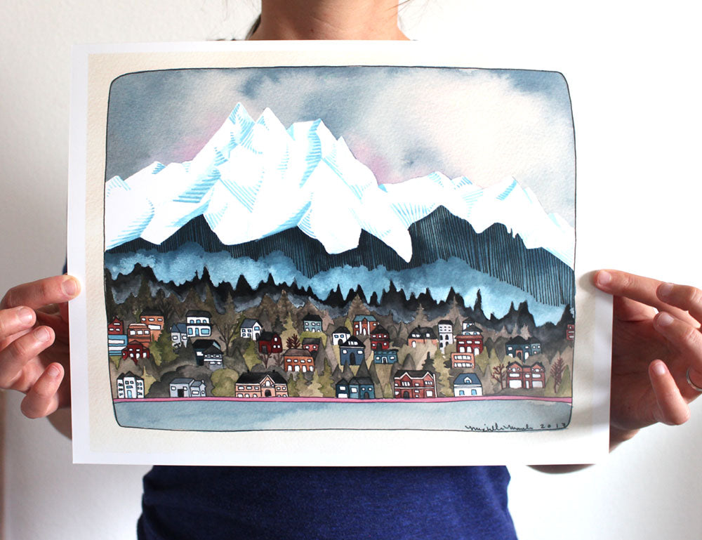 11x14 Print - Northwest Olympic Mountains