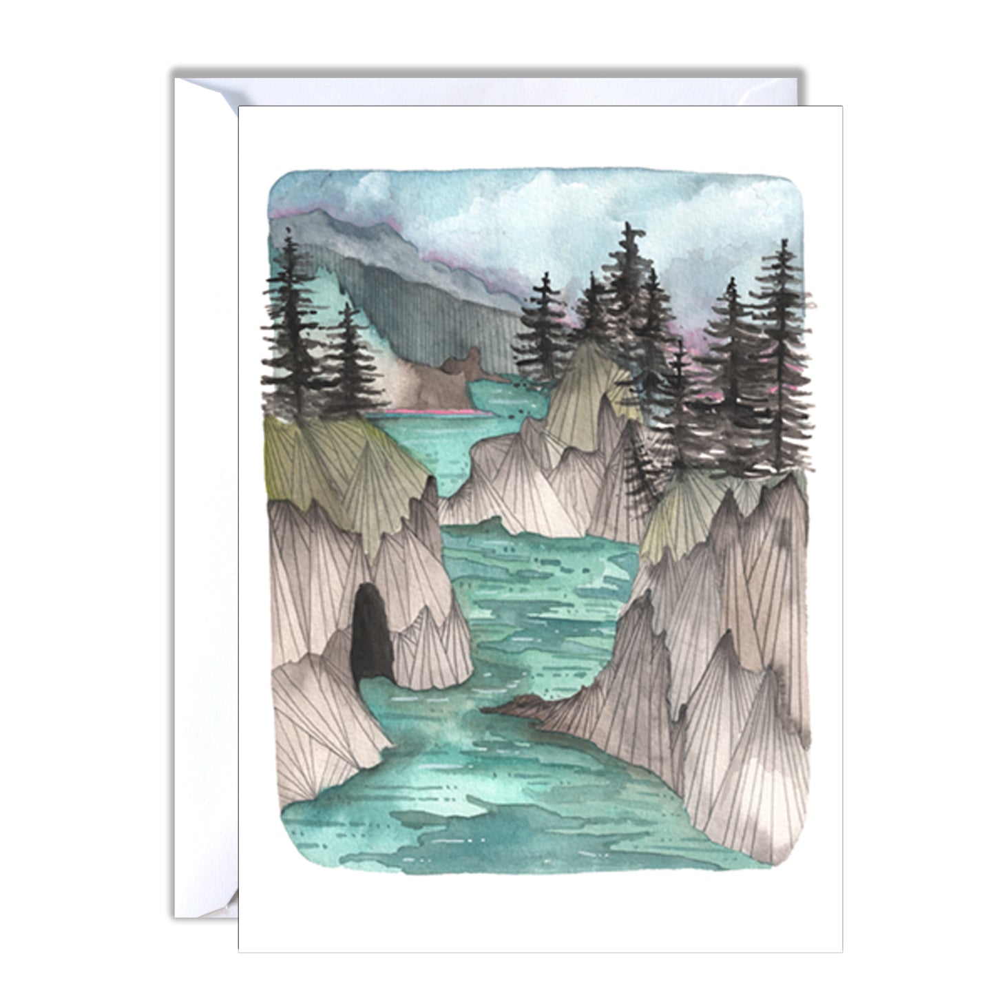 Blank Northwest Greeting Card - Natural Bridge